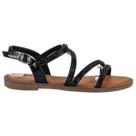 Bestelle Crne ženske sandale crna