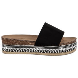 Boho papuče od antilopa crna