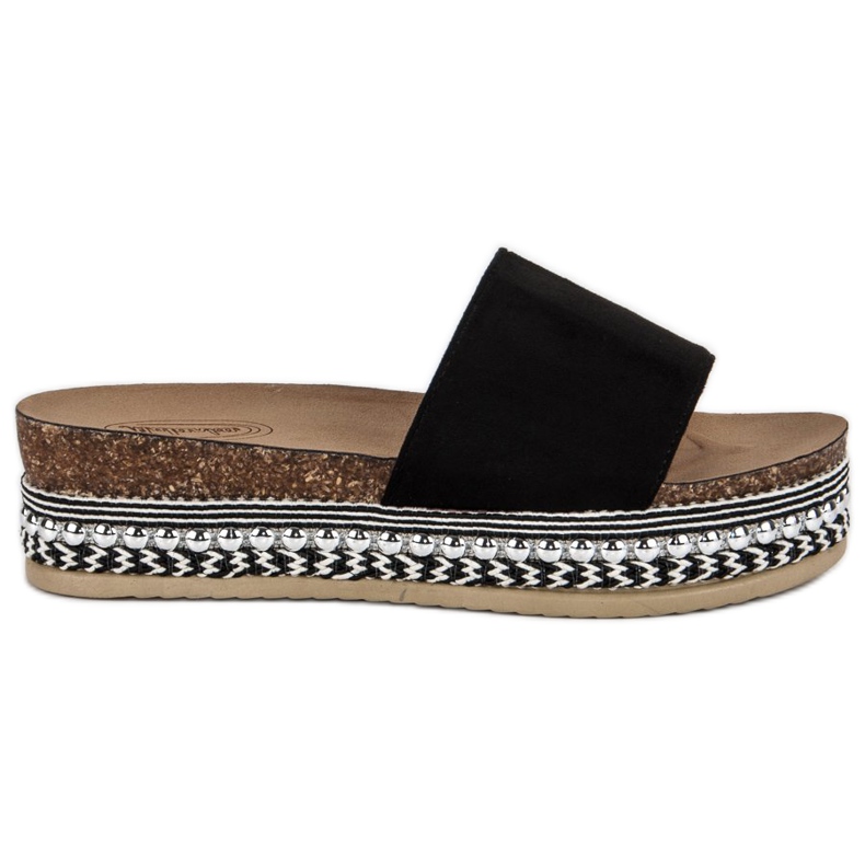 Boho papuče od antilopa crno