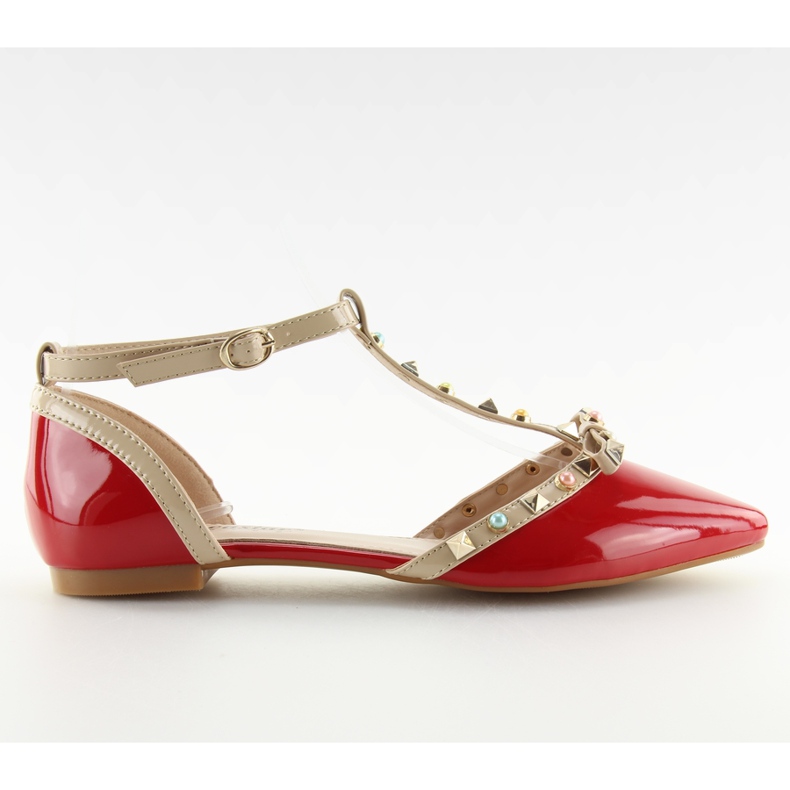 Balerinke sa štiklama crveno DM29P crveno crvena
