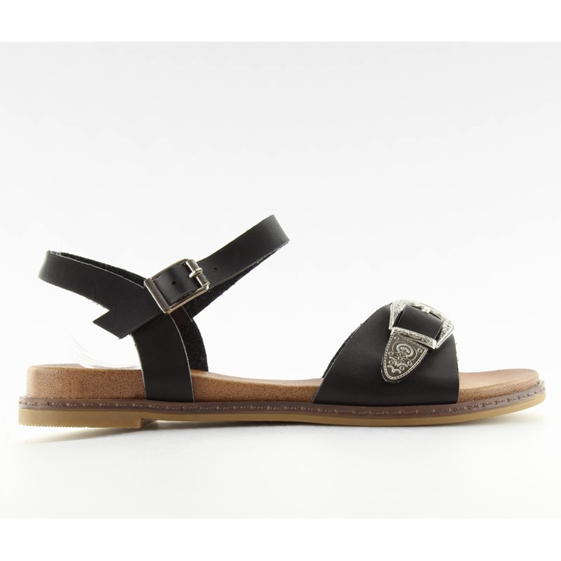 Crne ženske sandale F5910 crne crno