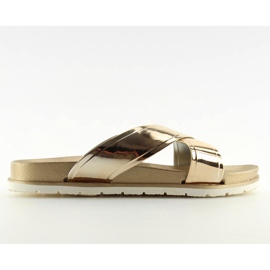 Zlatne papuče u zrcalu CK46P zlatne zlatni