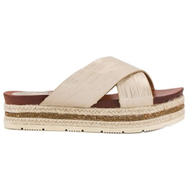 Zlatne japanke espadrile zlatni