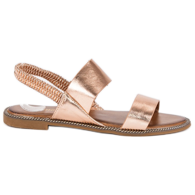 Renda Ružičaste sandale s gumicom ružičasta