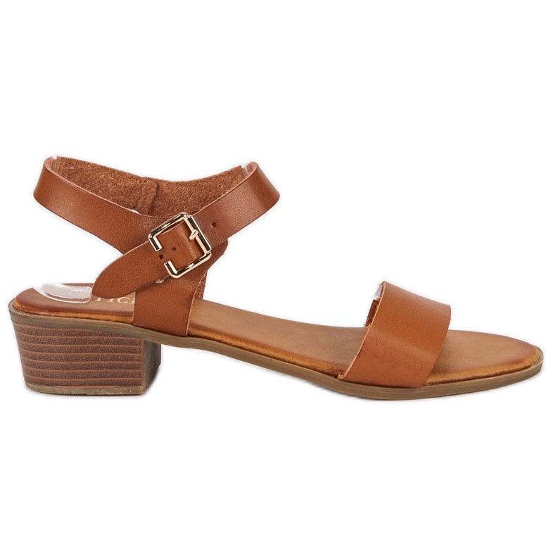 Licean Sandale s niskom potpeticom smeđa