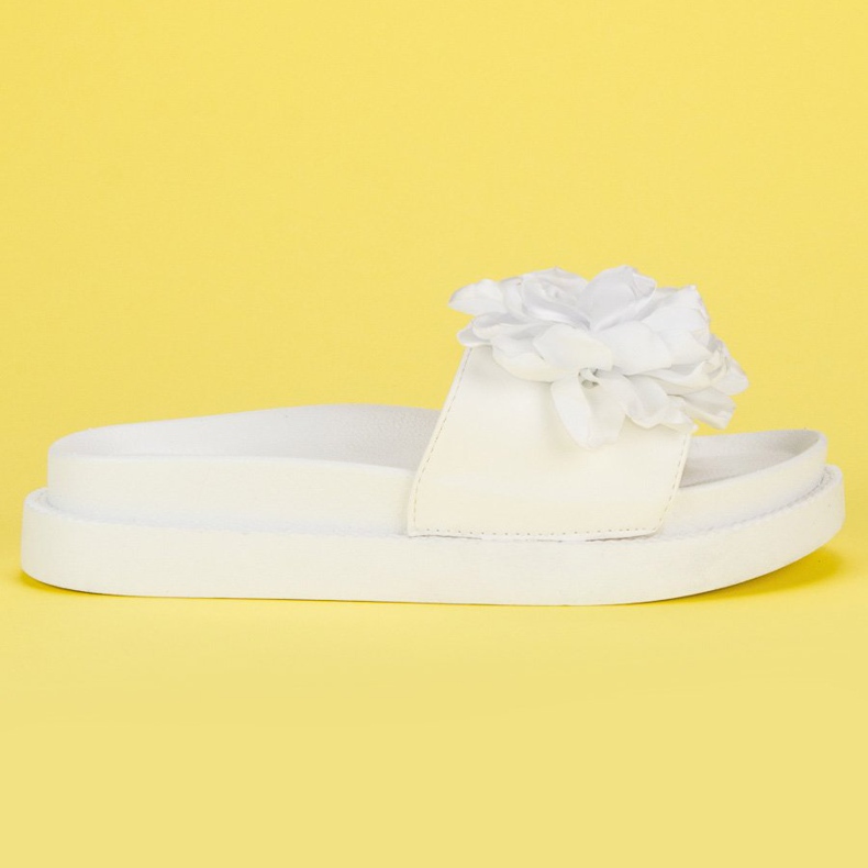 Seastar Cvijeće ženske papuče bijela