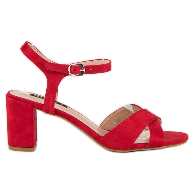 Milaya Crvene sandale na stupu crvena