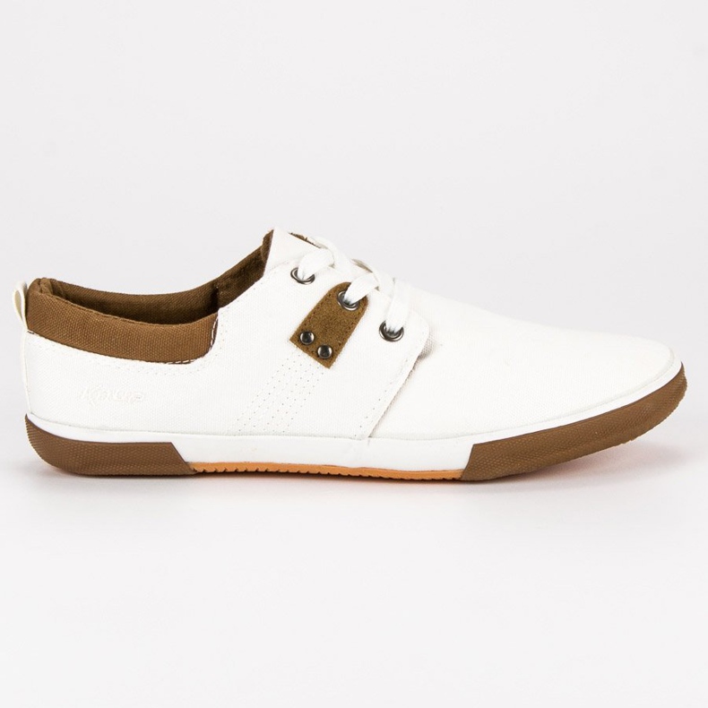 Bijele vezane tenisice bijela