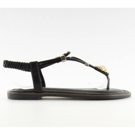 Crne ženske sandale japanke 7537 crne crna