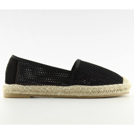 Crne mrežaste espadrile MB-6461 crne crna