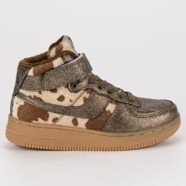 Kylie Zlatne tenisice s krznom zlatni