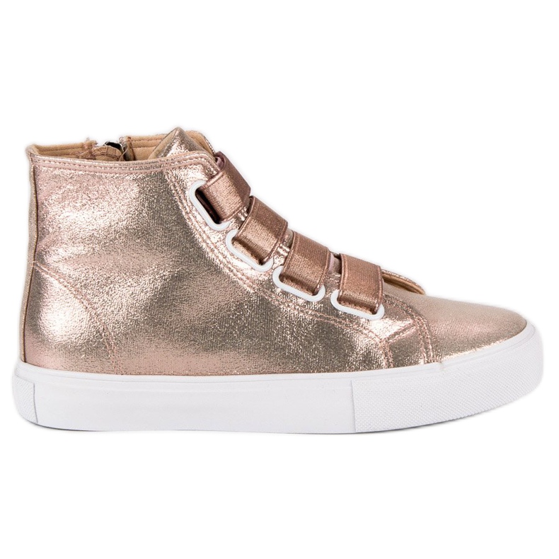 Ružičaste tenisice s gumicom ružičasta