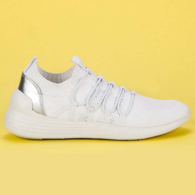 Kylie Tekstilne slip-on sportske cipele bijela