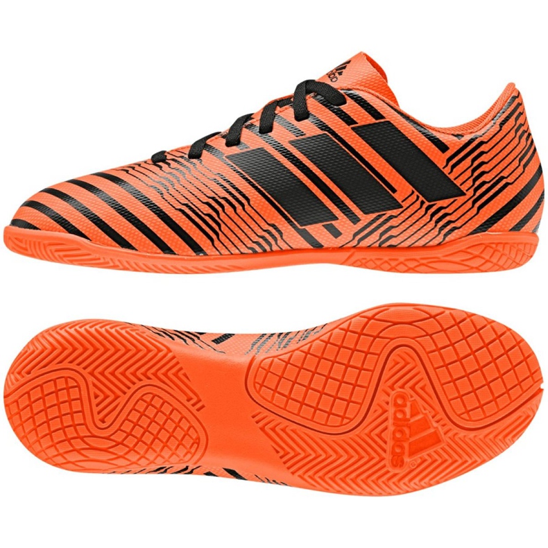 Sobne cipele adidas Nemeziz 17.4 In Jr S82467 raznobojna naranča