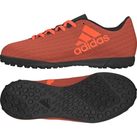 Kopačke Adidas X 17.4 Tf Jr S82422 raznobojna naranča
