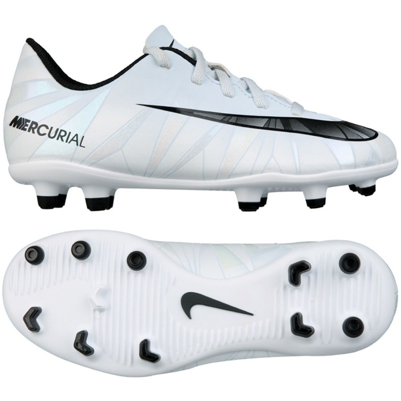 Nogometne cipele Nike Mercurial Vortex Iii CR7 Fg Jr 852494-401 crno bijela
