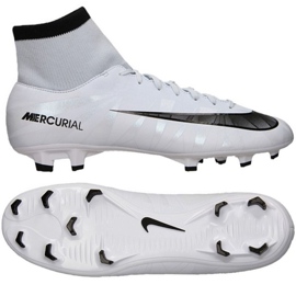 Nike nogometne cipele MercurialX Victory VI CR7 DF FG M 903605-401 bijela