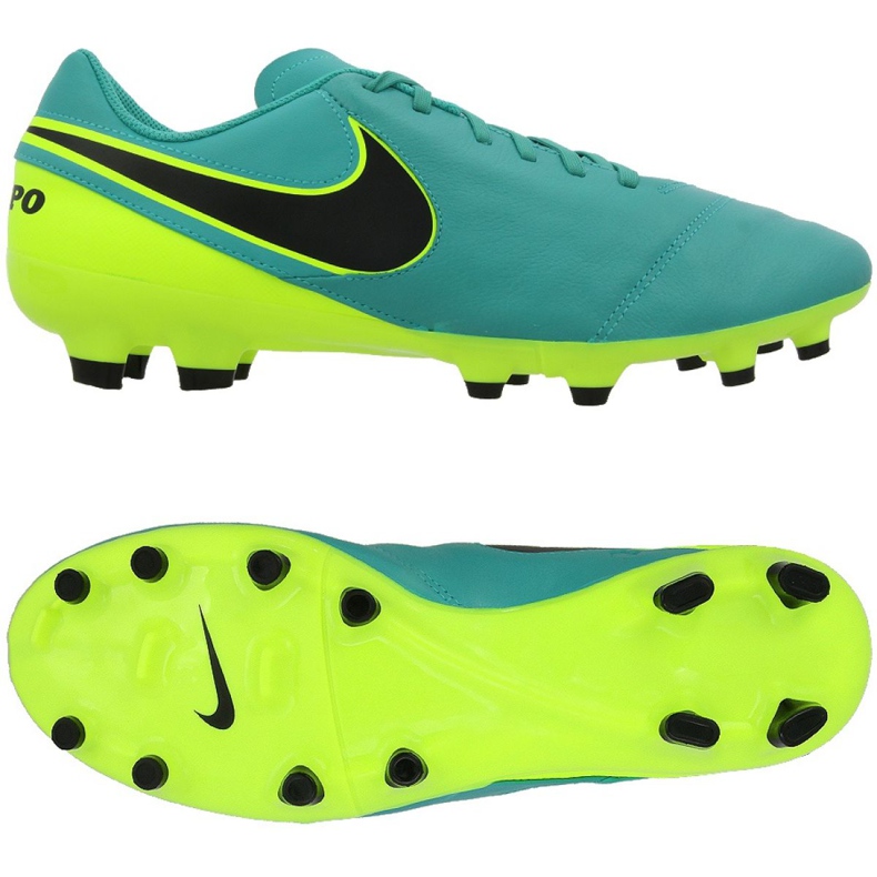 Nogometne cipele Nike Tiempo Genio Ii Fg M 819213-307 crno plava