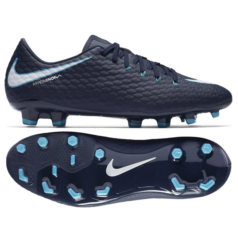 Kopačke Nike Hypervenom Phelon Iii Fg M 852556-414 mornarsko plava mornarsko plava