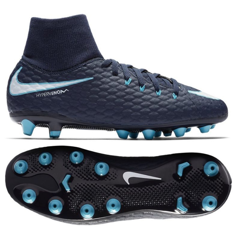 Nike Hypervenom Phelon nogometne cipele mornarsko plava