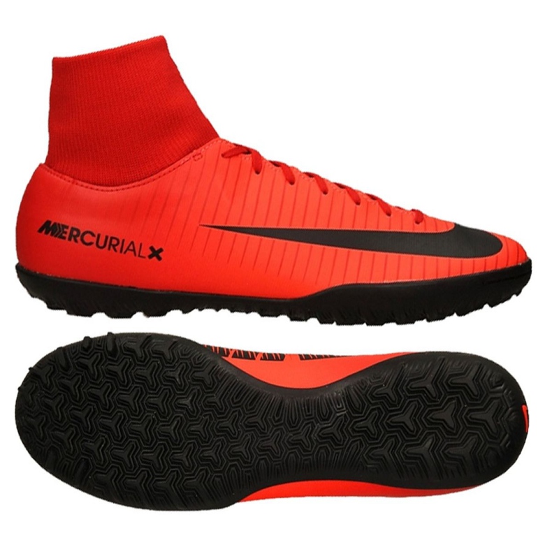 Nogometne cipele Nike MercurialX Victory Vi Df Tf M 903614-616 crvena crvena