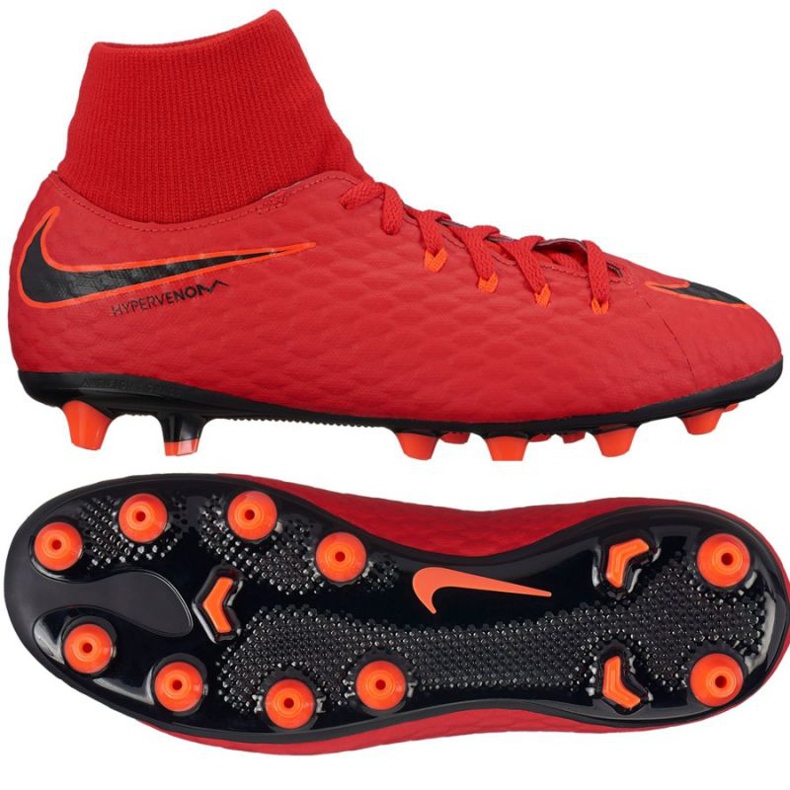 Nike Hypervenom Phelon nogometne cipele crvena