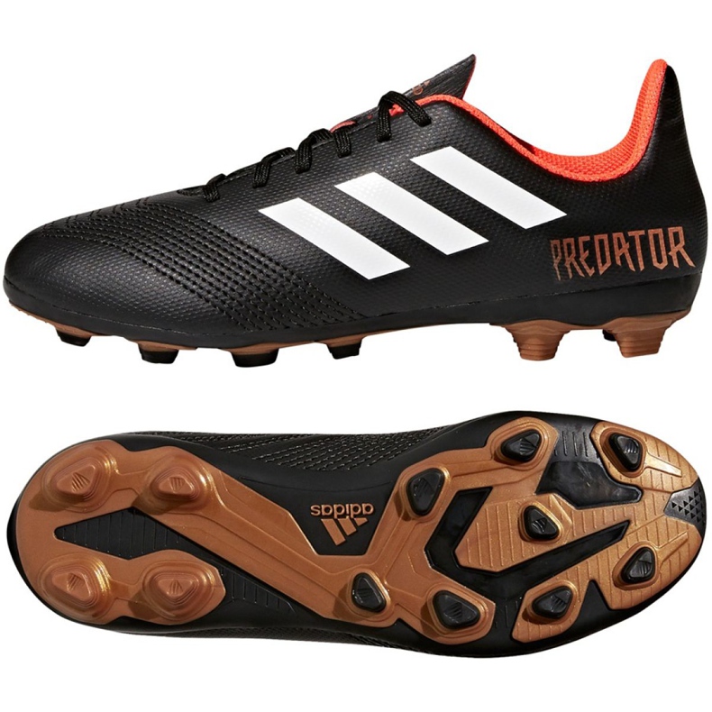 Kopačke Adidas Predator 18.4 FxG Jr CP9243 crno crno