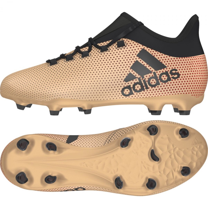 Adidas X 17.1 Fg Jr CP8977 kopačke zlatna