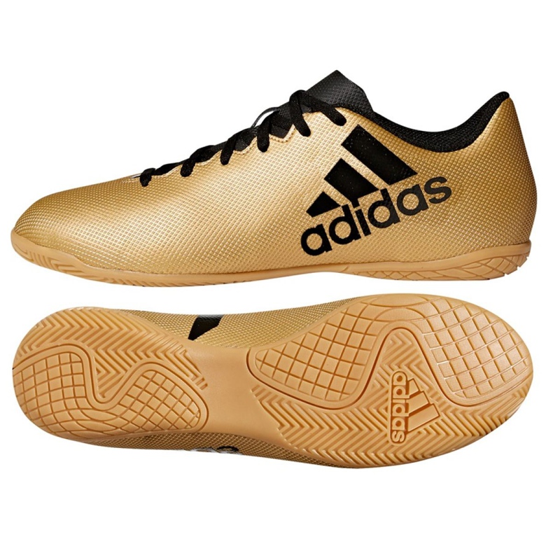 Sobne cipele adidas X Tango 17.4 In M CP9149 raznobojna zlatna