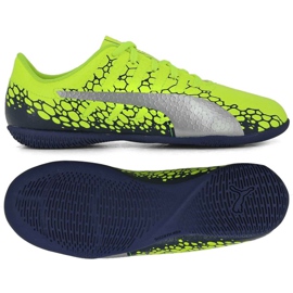 Puma Evo Power Vigor 4 Graph It Jr 104467 02 tenisice za nogomet žuta boja višebojan