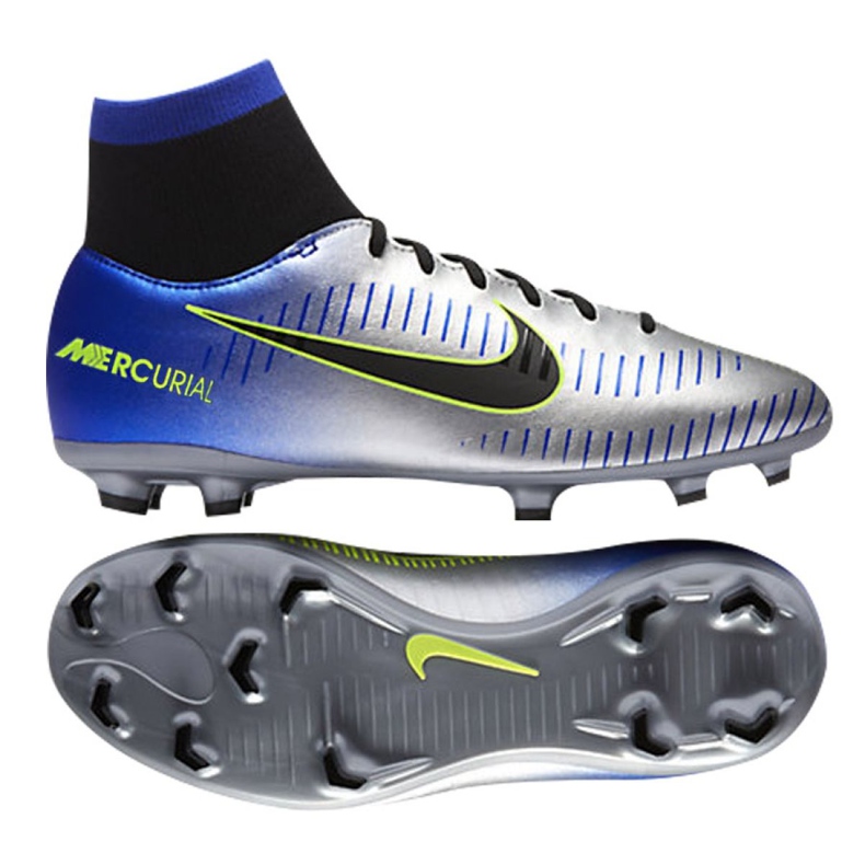 Nike Mercurial Victory Vi Df Neymar Fg Jr 921486-407 kopačke raznobojna srebro