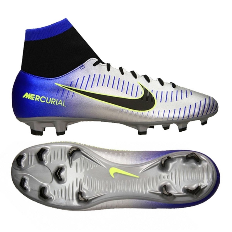 Nogometne cipele Nike Mercurial Victory Vi Df Fg Neymar M 921506-407 raznobojna srebro