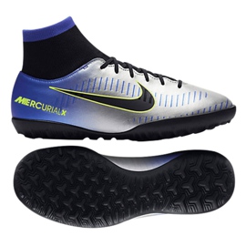Nike MercurialX Jr Victory Vi Neymar Df Tf 921492-407 cipela višebojan siva