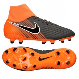 Nogometne cipele Nike Obra Ii Academy Df Fg M AH7303-080 crna višebojan