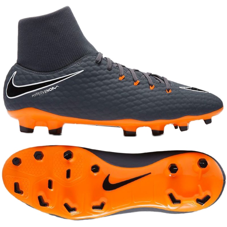 Nike Hypervenom Phantom 3 nogometne cipele siva