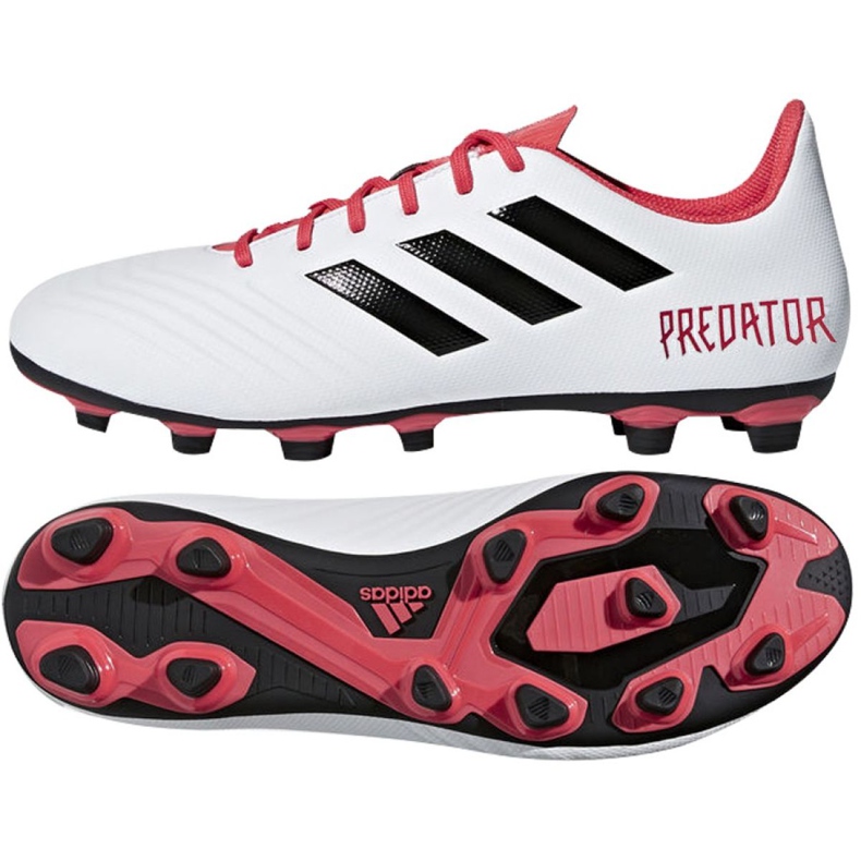 Kopačke Adidas Predator 18.4 FxG M CM7669 raznobojna bijela