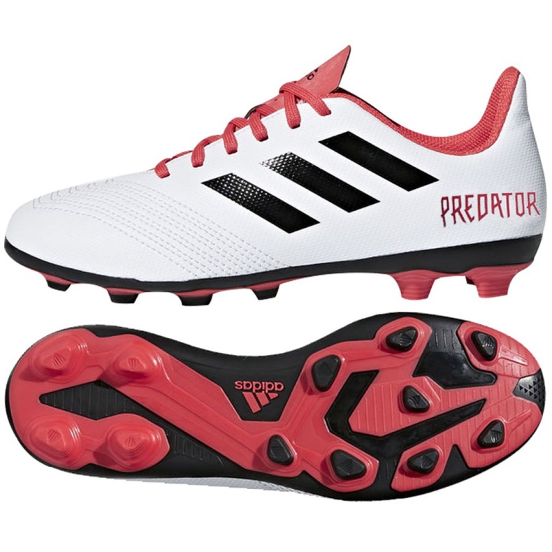 Kopačke Adidas Predator 18.4 FxG Jr CP9241 raznobojna bijela