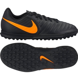 Nogometne cipele Nike LegendX 7 Club Tf Jr AH7261-080 crno crno