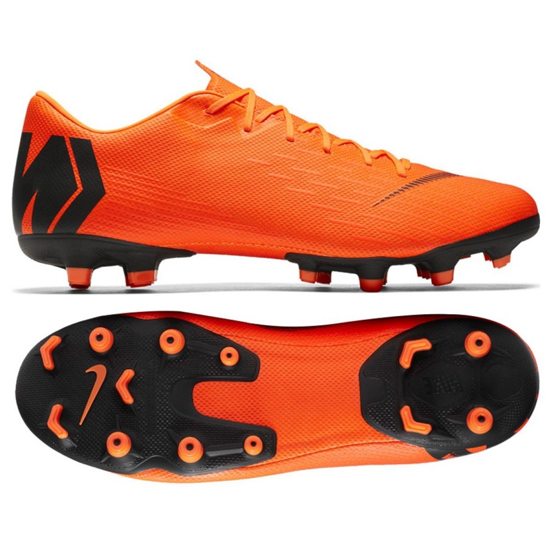Tenisice za nogomet Nike Mercurial Vapor 12 Academy Fg M AH7375-810 raznobojna naranča