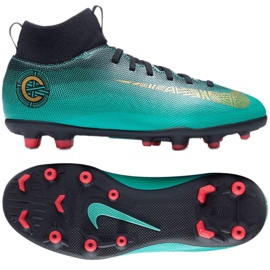 Nogometne cipele Nike Mercurial Superfly 6 Club CR7 Mg Jr AJ3115-390 plava plava