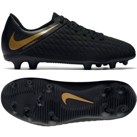 Kopačke Nike Hypervenom Phantom 3Club Fg Jr AJ4146-090 crna crna