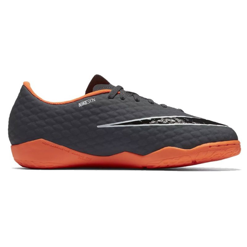 Nogometne cipele Nike Hypervenom PhantomX 3 Academy IC JR AH7295-081-S siva