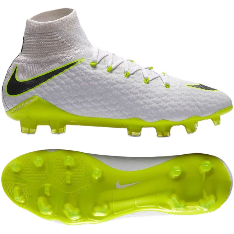 Nogometne cipele Nike Hypervenom Phantom 3 Pro Df Fg M AJ3802-107 bijela bijela