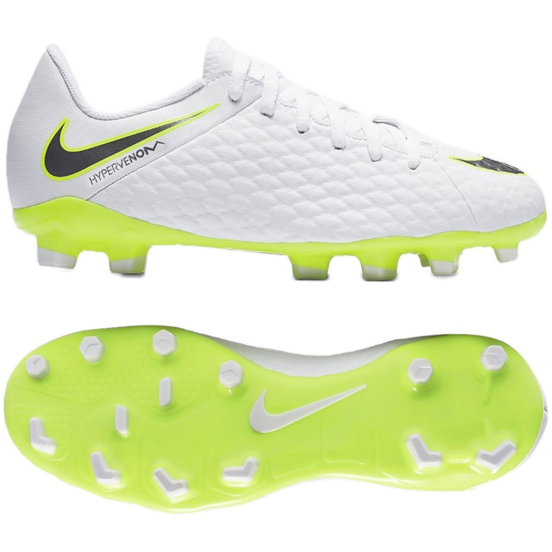 Nogometne cipele Nike Hypervenom Phantom 3Academy Fg Jr AJ4119-107 raznobojna bijela