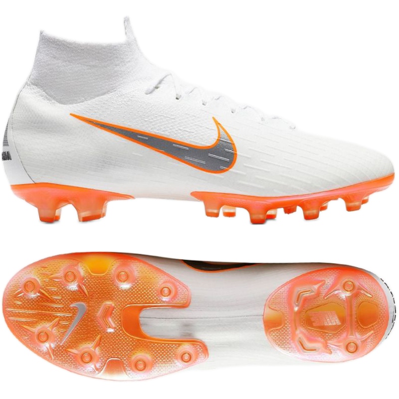 Nogometne cipele Nike Mercurial Superfly 6 Elite Ag Pro M AH7377-107 bijela bijela