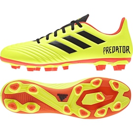Kopačke Adidas Predator 18.4 FxG M DB2005 višebojan žuta boja
