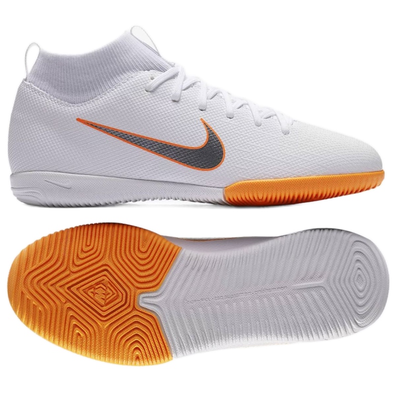 Sobne cipele Nike Mercurial SuperflyX 6 Academy Gs Ic Jr AH7343-107 bijela bijela