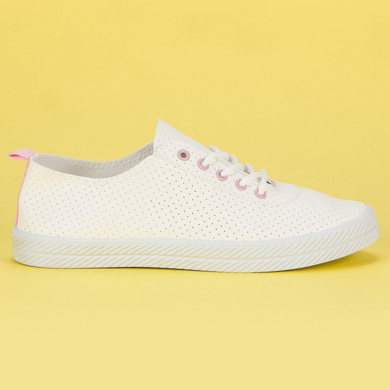 Kylie Ažurne vezane tenisice bijela