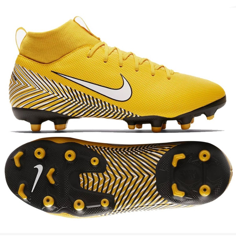 Nogometne cipele Nike Mercurial Superfly 6 Academy Mg Jr AO2895-710 raznobojna žuta boja