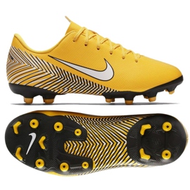 Kopačke za nogomet Nike Mercurial Vapor 12 Academy Neymar Mg Jr AO2896-710 višebojan žuta boja